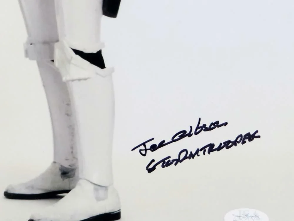 Syd Wragg — Joe Gibson Autographed Sideways Full Body 11x14 Photo w/ Stormtrooper - JSA Auth, image 2