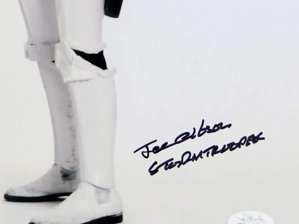 Syd Wragg — Joe Gibson Autographed Sideways Full Body 11x14 Photo w/ Stormtrooper - JSA Auth, image 5