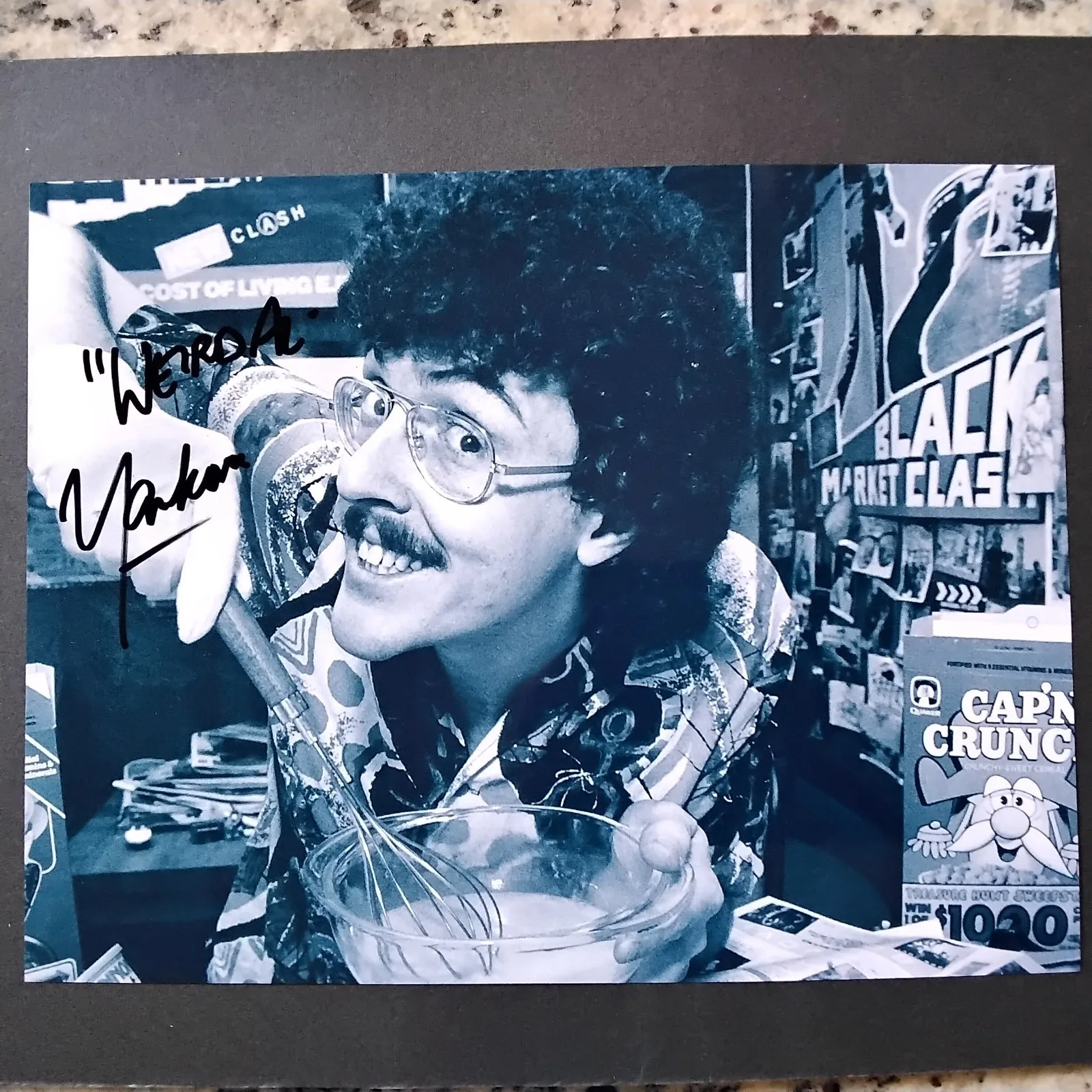 Weird Al Yankovic SIGNED Photo Singer Comedian EAT IT Smells Like Nirvana, изображение 2