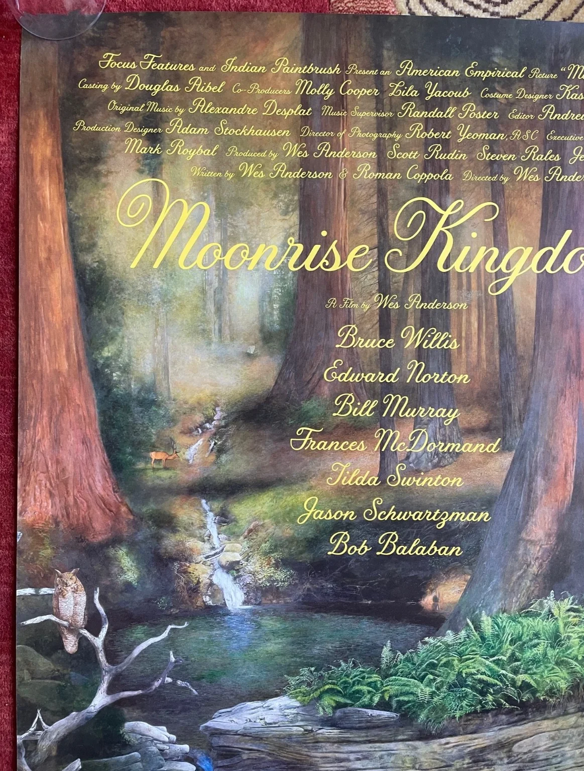 MOONRISE KINGDOM (2012) Original UK Advance One Sheet Film Poster Wes Anderson, изображение 2