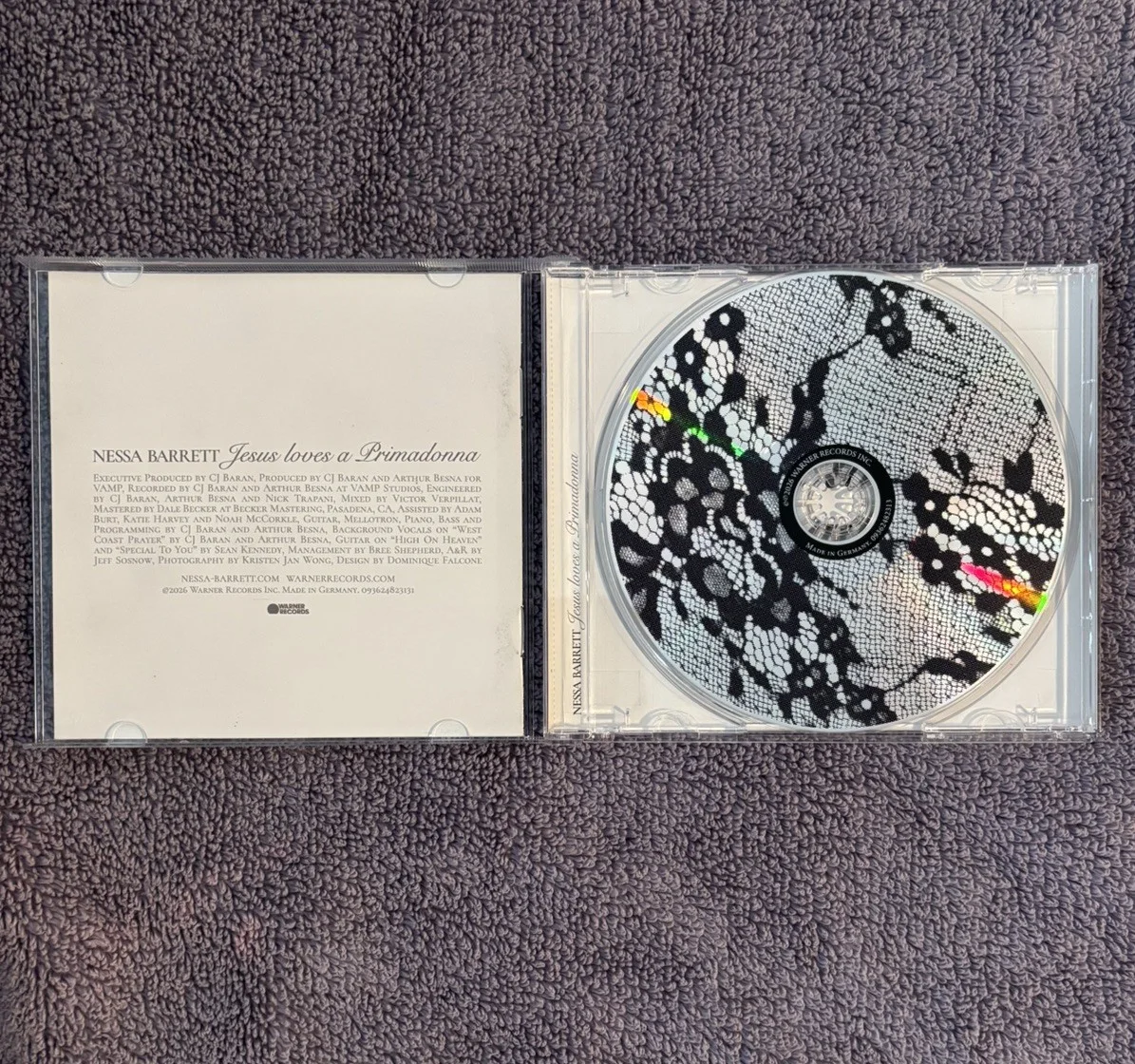 Nessa Barrett Jesus loves a primadonna SIGNED CD, image 2