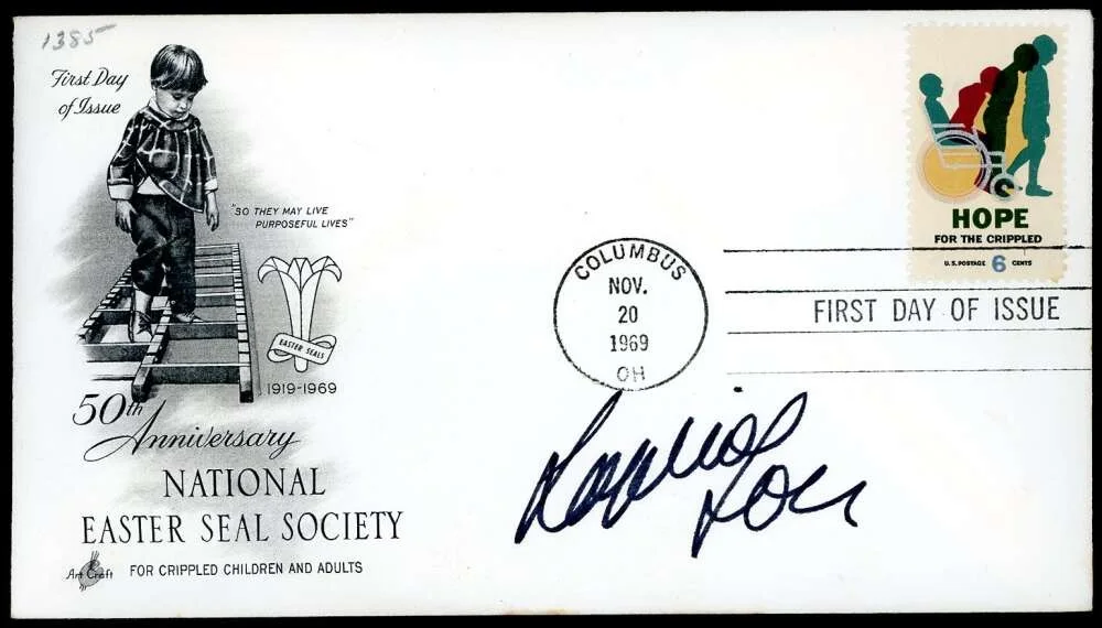 Sophia Loren — Sophia Loren PSA DNA Coa Signed 1969 First Day Cover Cache FDC Autograph
