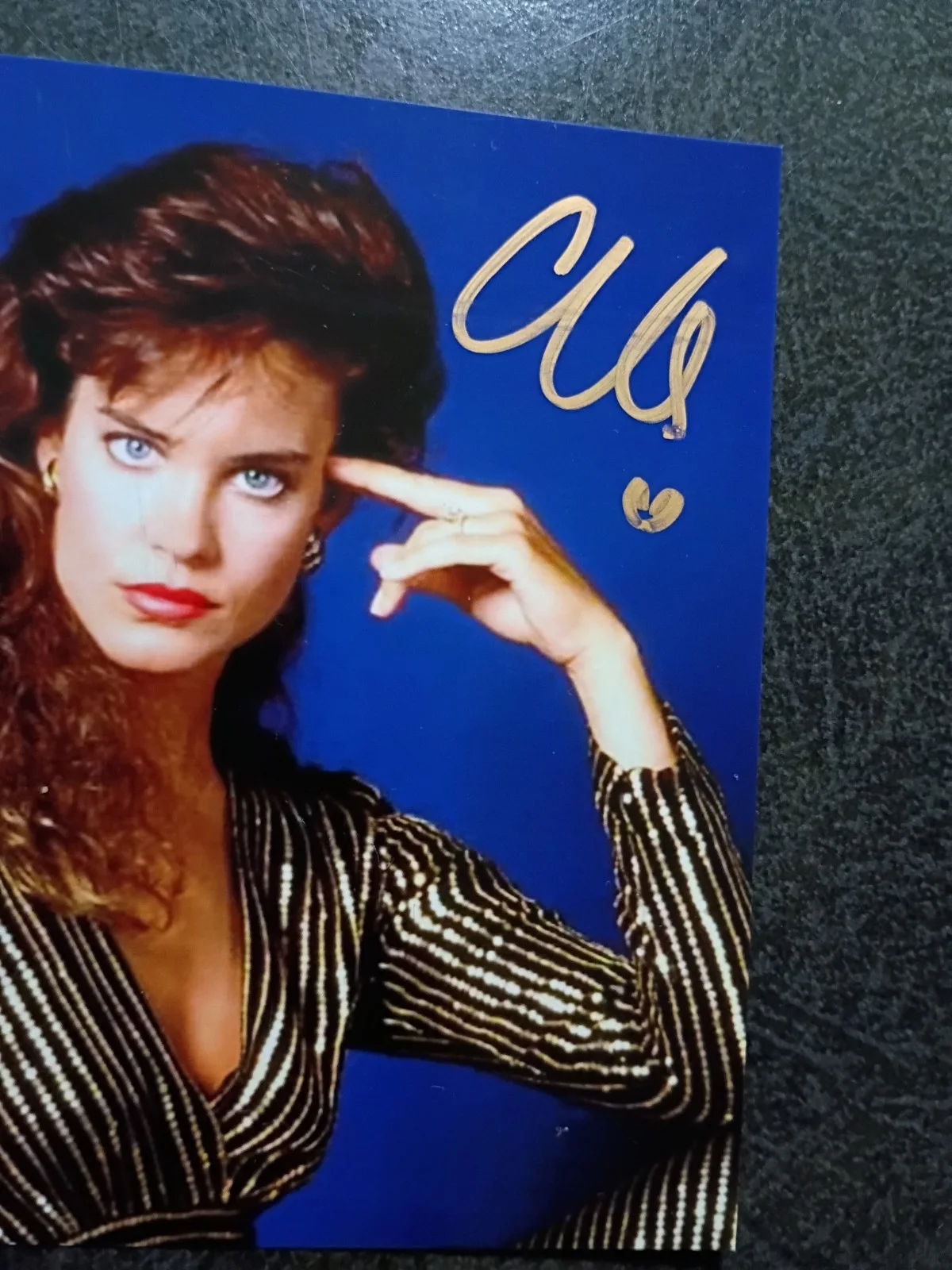 CATHERINE MARY STEWART — CATHERINE MARY STEWART Hand Signed Autograph 4X4 Photo -- THE LAST STARFIGHTER, изображение 2