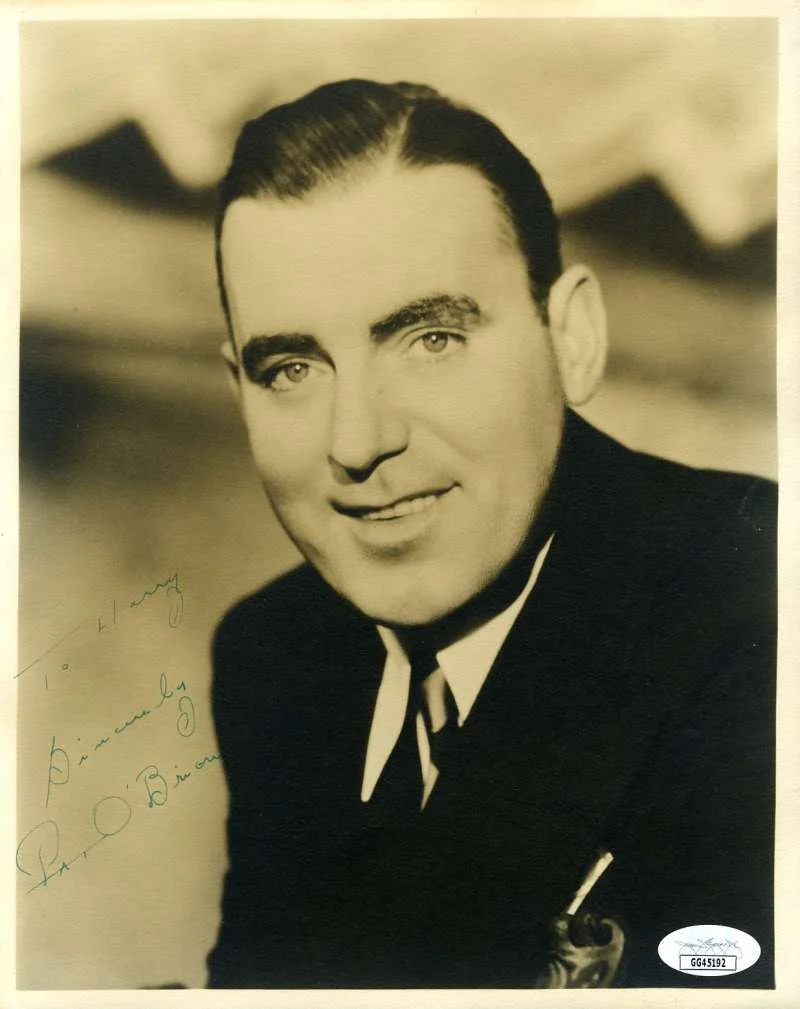 Pat O'Brien — Pat O'Brien JSA Coa Hand Signed 8x10 Vintage Photo Autograph