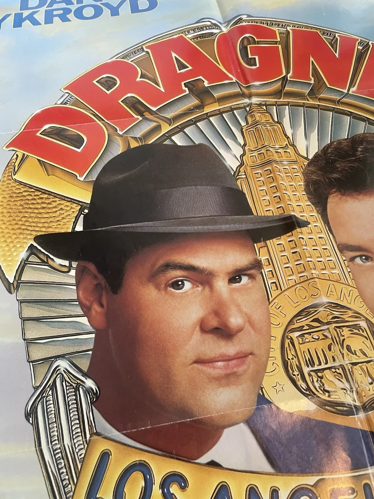 DRAGNET 1987 Dan Aykroyd, Tom Hanks, Christopher Plummer US 1-SHEET POSTER, image 3