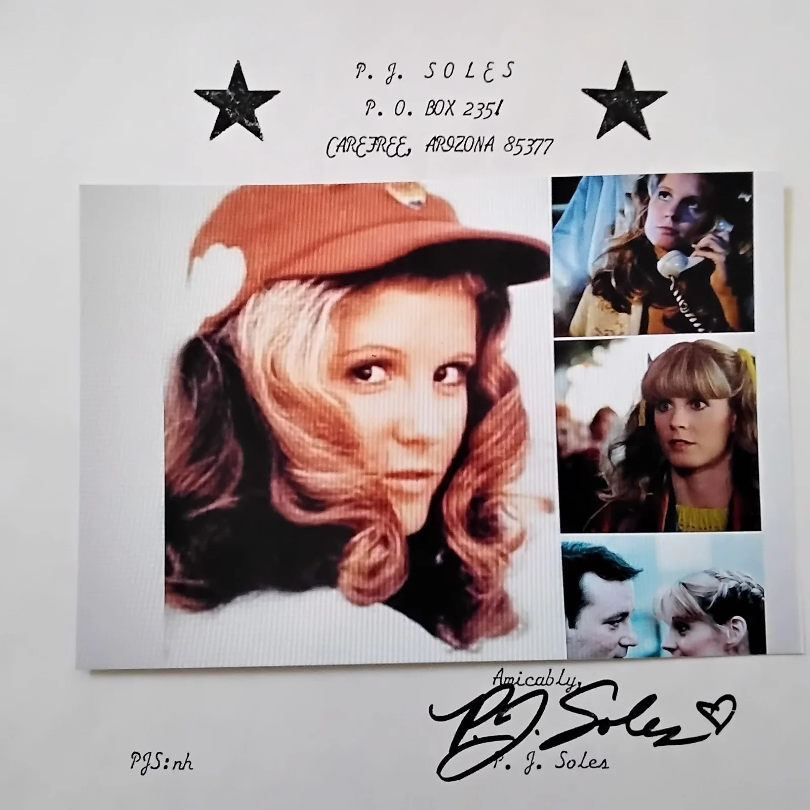 P J Soles SIGNED Letter Photo 70s Movie Actress Halloween Carrie Scream Queen, изображение 5