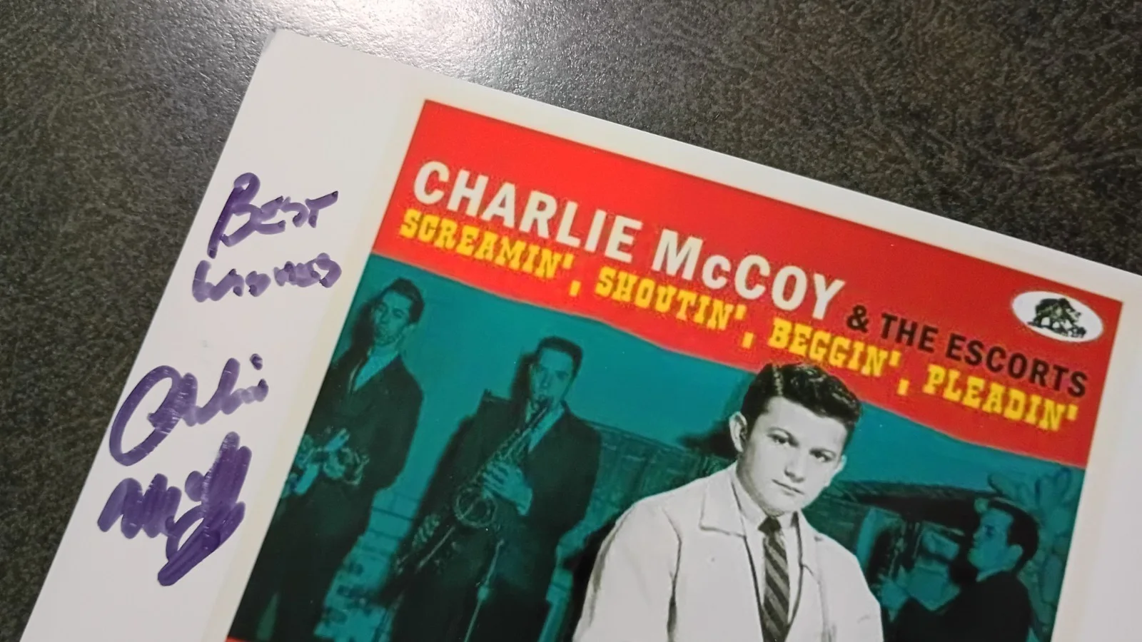 CHARLIE MCCOY — CHARLIE MCCOY 2 Hand Signed Autograph 4X6 Photo S - BOB DYLAN - MUSICIAN, изображение 5