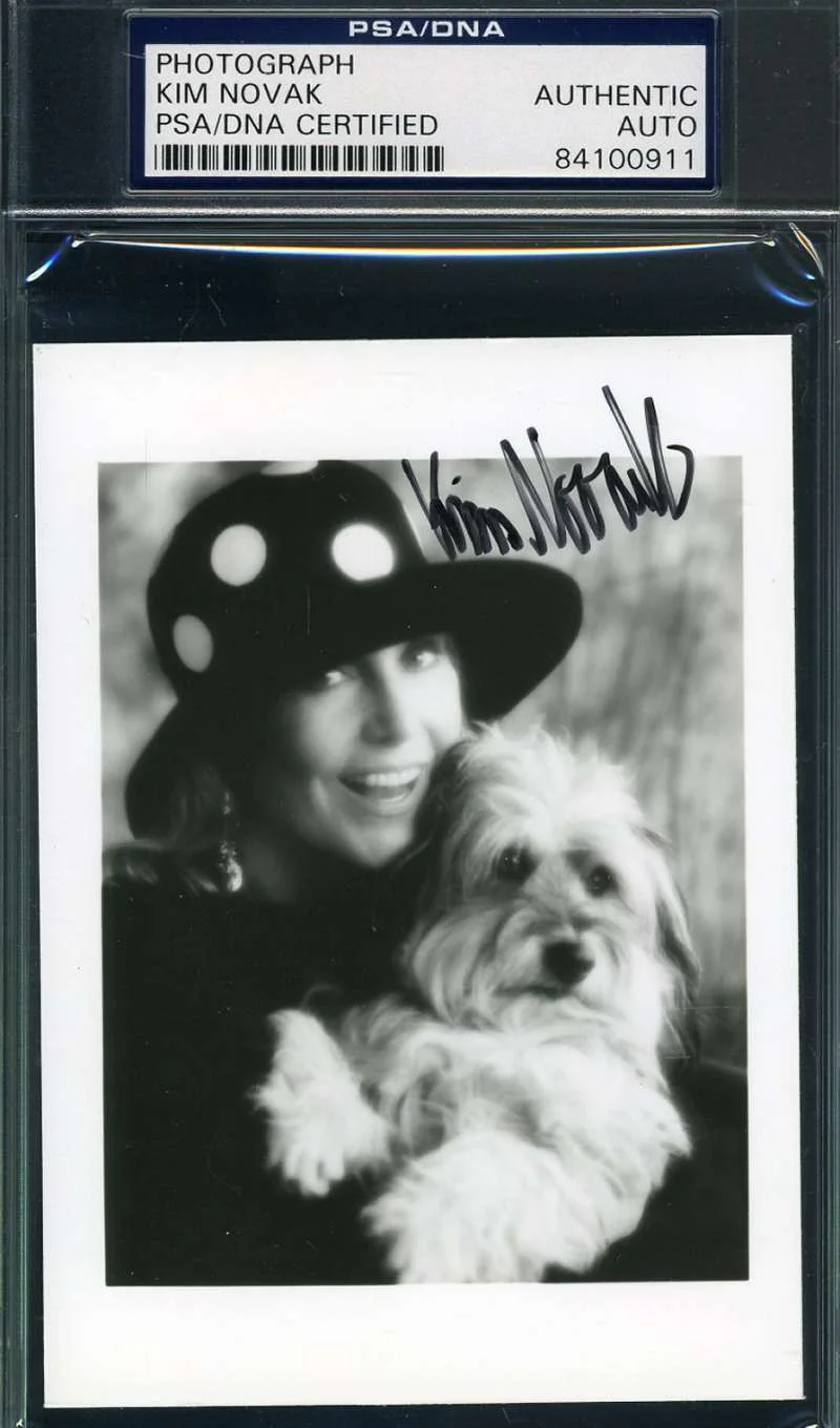 KIM NOVAK — Kim Novak Psa Dna Cert Hand Signed Photo Autograph Authentic