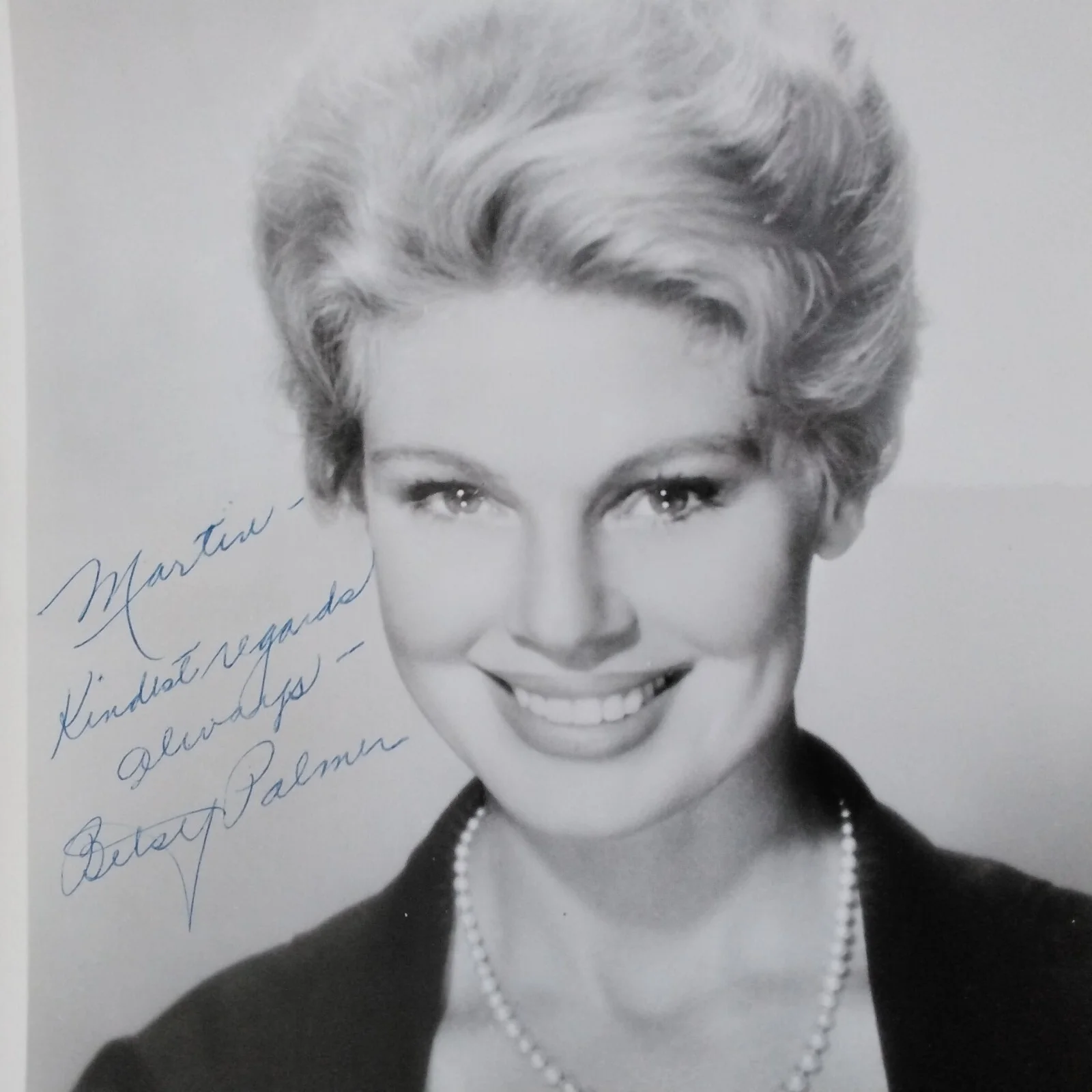 Betsy Palmer SIGNED 8x10 Photo Movie TV Actress Mister Roberts Friday 13th, изображение 2