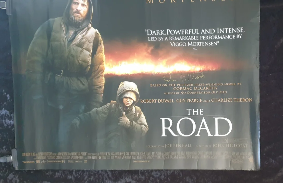 The Road Signed John Hillcoat Original UK Quad Poster Viggo Mortensen, image 3