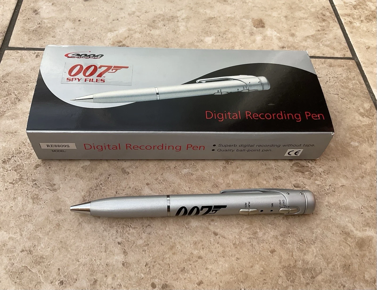 007 Spy Files Digital Recording Pen – James Bond Collectible Gadget, Working, image 2