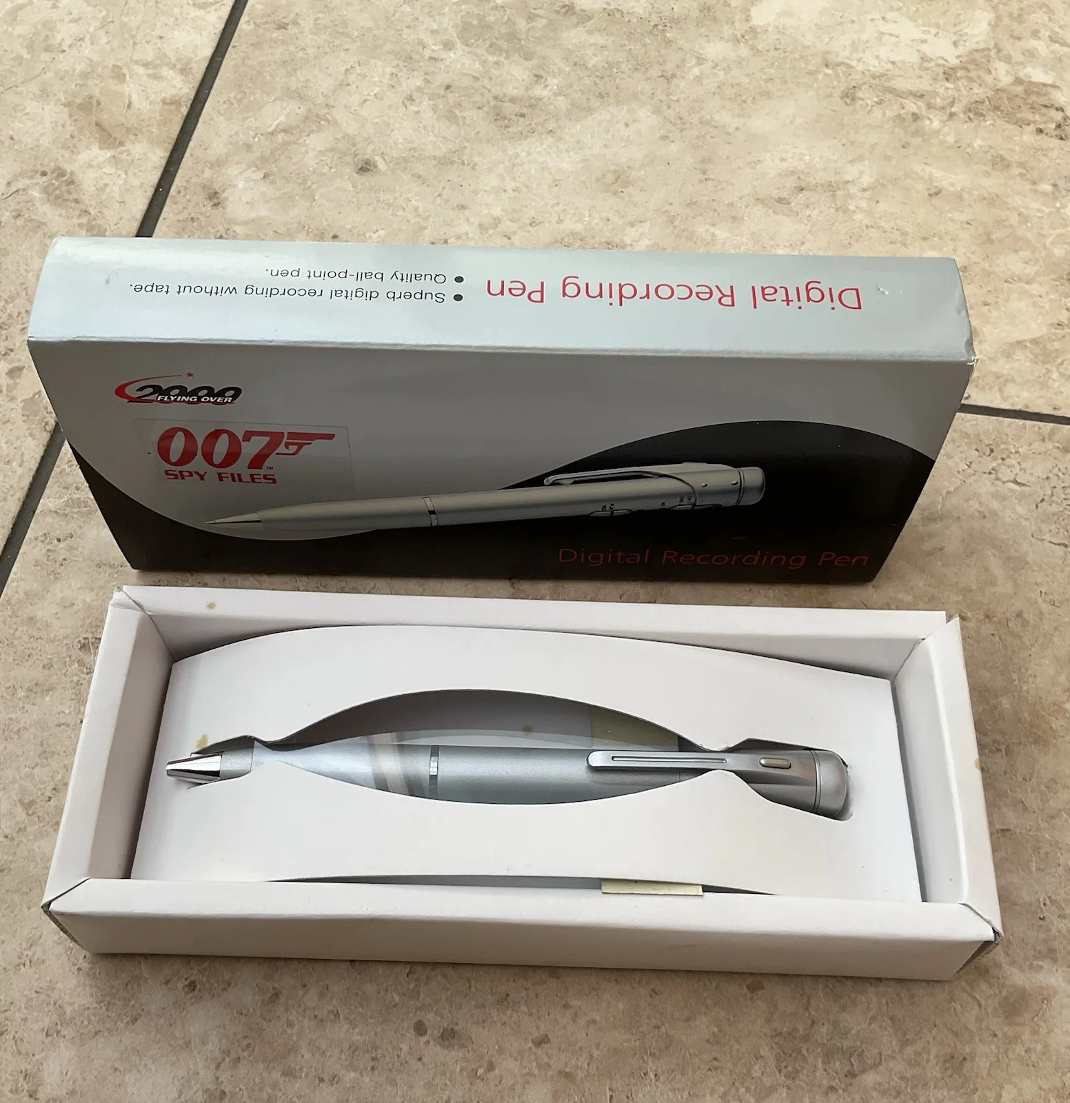 007 Spy Files Digital Recording Pen – James Bond Collectible Gadget, Working, image 3
