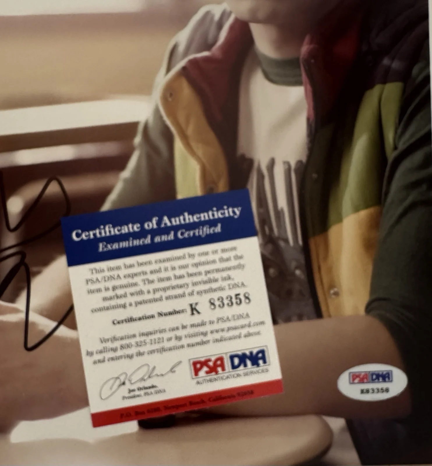 Paul Iacono — Paul Iacono Signed 8x10 Photo PSA/DNA COA MTV Hard Times RJ Berger, изображение 2