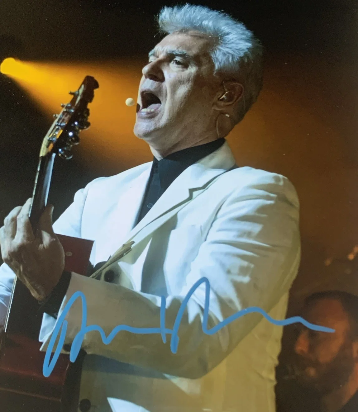 Talking Heads Rock Legend David Byrne Signed Autographed 8x10 Photo *SALE*, изображение 2