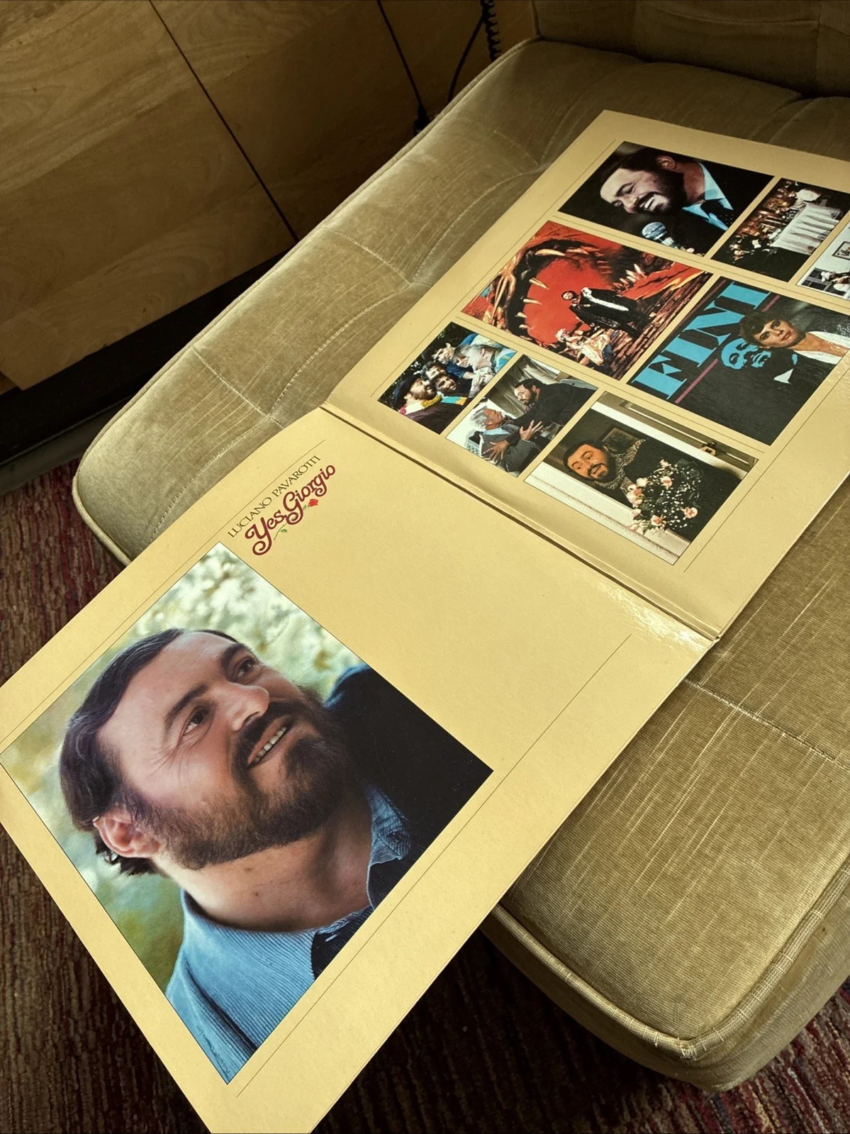 LUCIANO PAVAROTTI SIGNED AUTOGRAPHED "Yes Giorgio" VINYL RECORD Included W/LOA, изображение 3