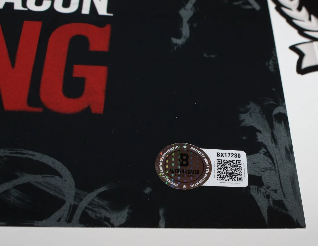 KEVIN BACON SIGNED 'THE FOLLOWING' 12x18 SHOW POSTER AUTOGRAPH BAS BECKETT COA, image 3