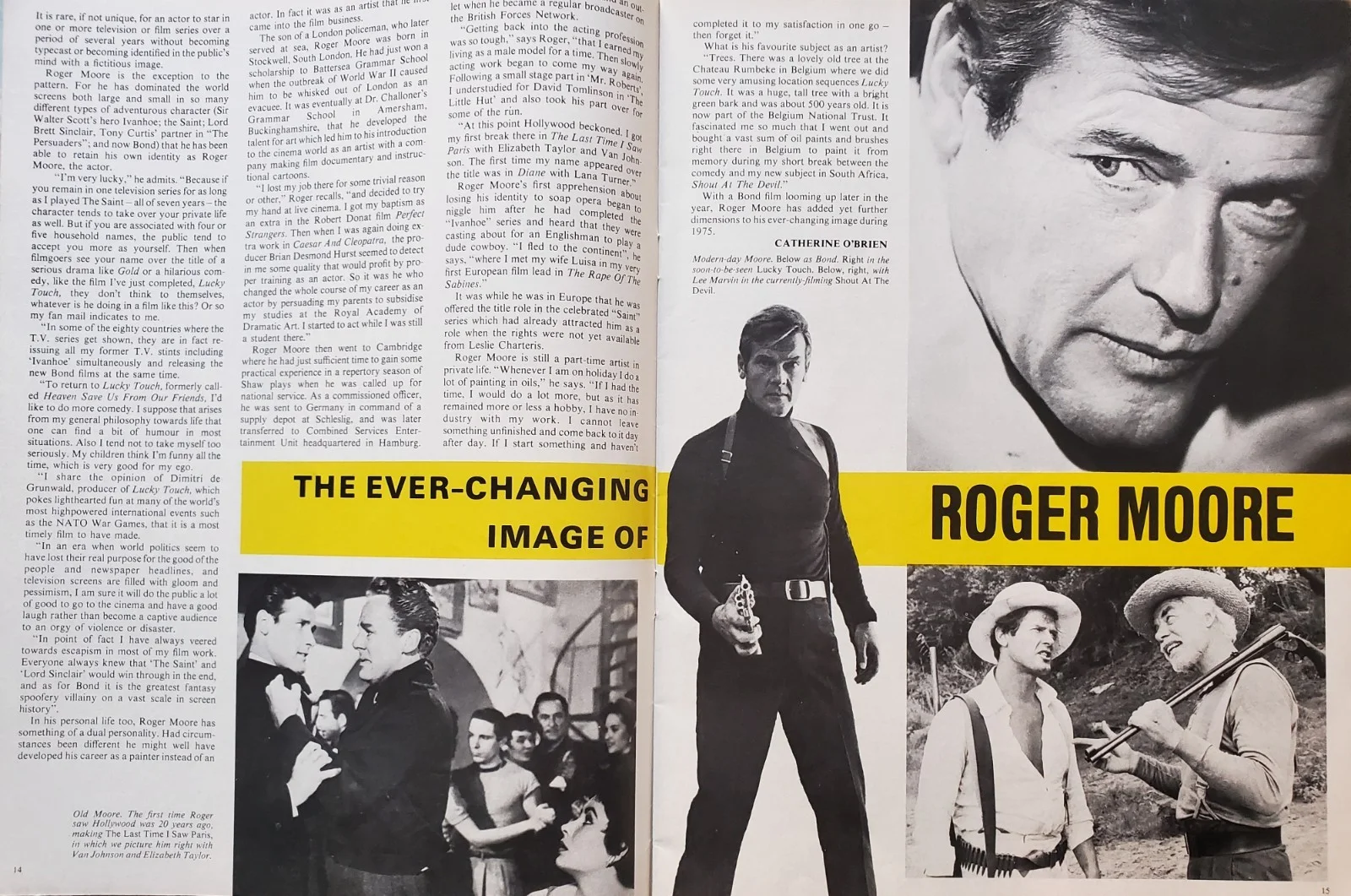 FILM REVIEW / JOAN COLLINS / CARRY ON / GODFATHER / JUL 1975 / CROSSWORD CLIPPED, изображение 4