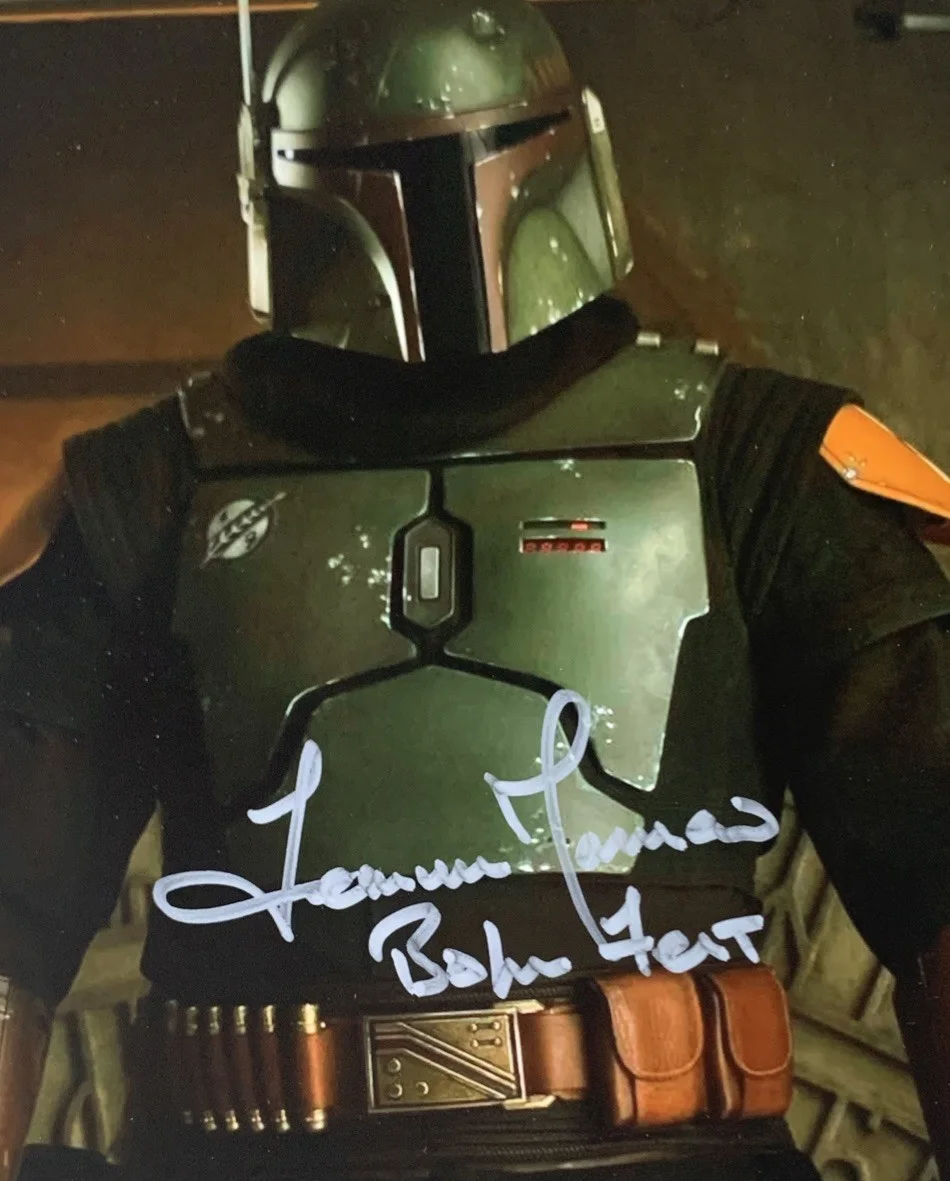 Temuera Morrison — The Mandalorian Temuera Morrison Boba Fett Signed Autographed 8x10 Photo *SALE*, изображение 2