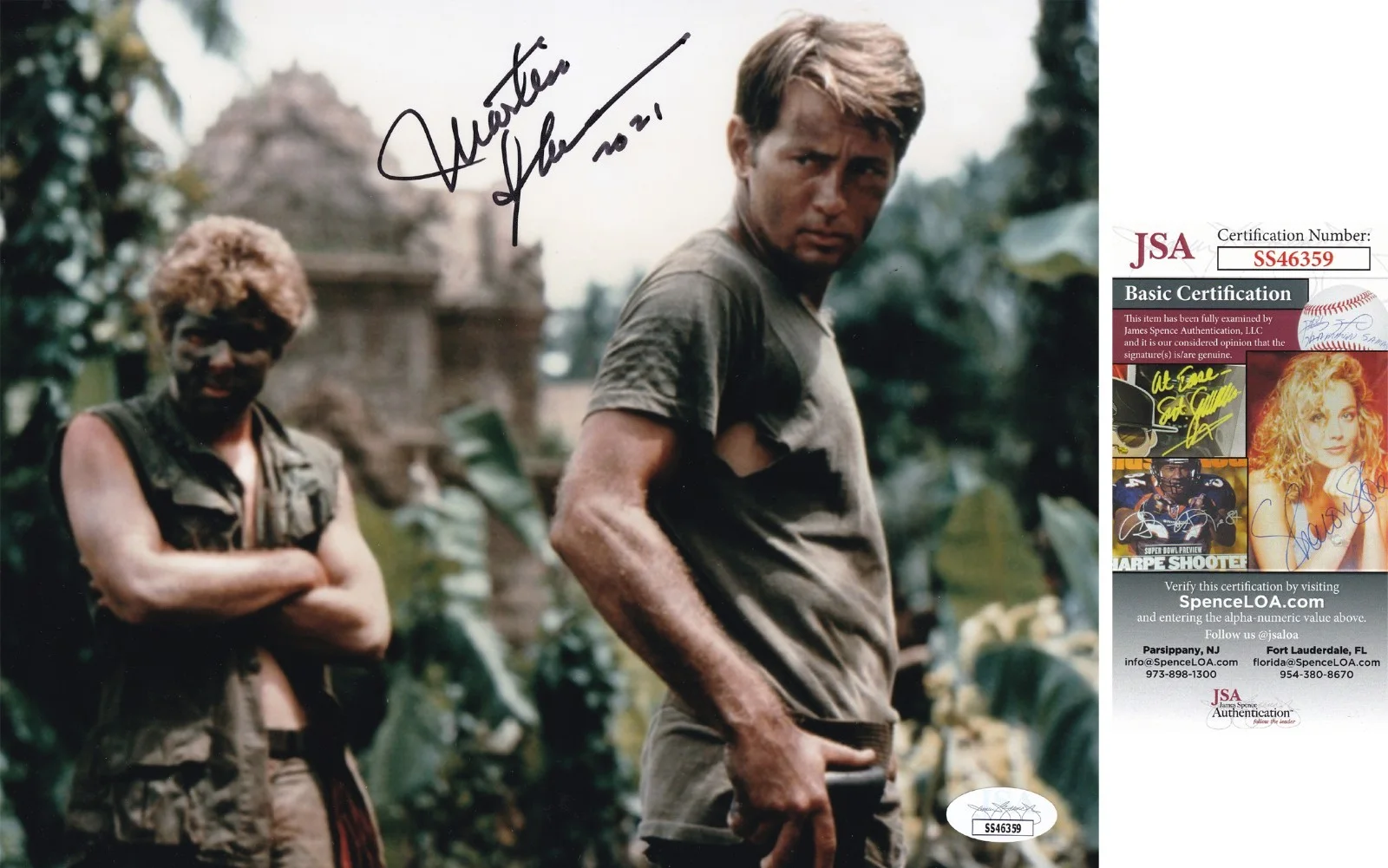 Martin Sheen — Martin Sheen "Apocalypse Now" JSA SIGNED COA 8x10 PHOTO AUTOGRAPHED RARE