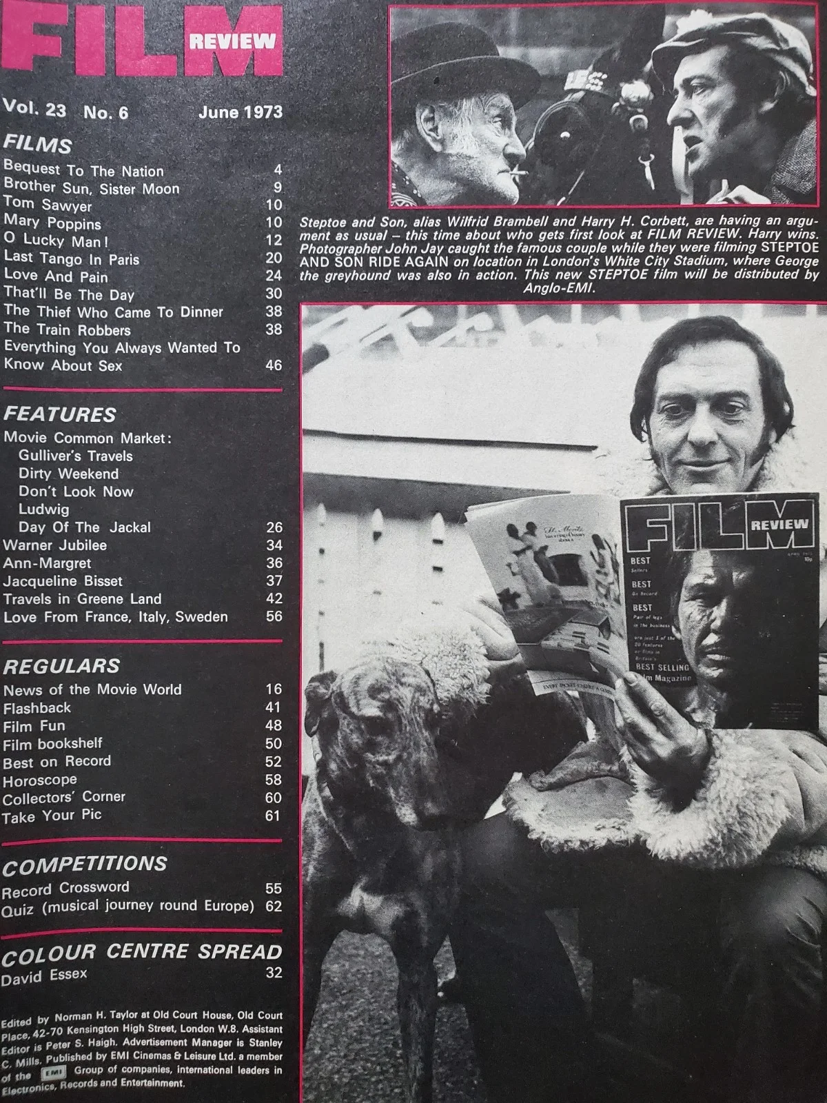 FILM REVIEW / THAT'LL BE THE DAY / DAVID ESSEX /WOODY ALLEN / STEPTOE / NOV 1972, изображение 5