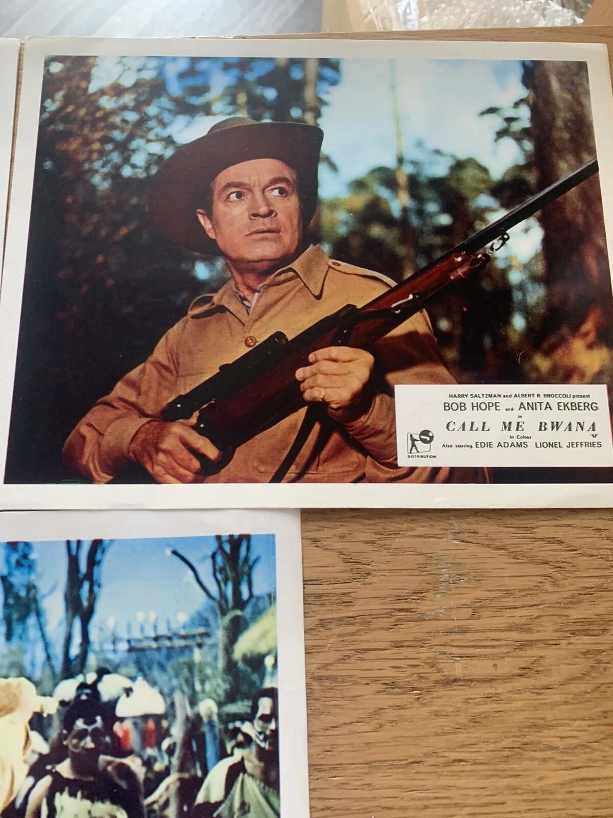 CALL ME BWAN UK 10 x 8 LOBBY CARD 1963 Bob Hope Anita Ekberg RANK Jungle, изображение 4