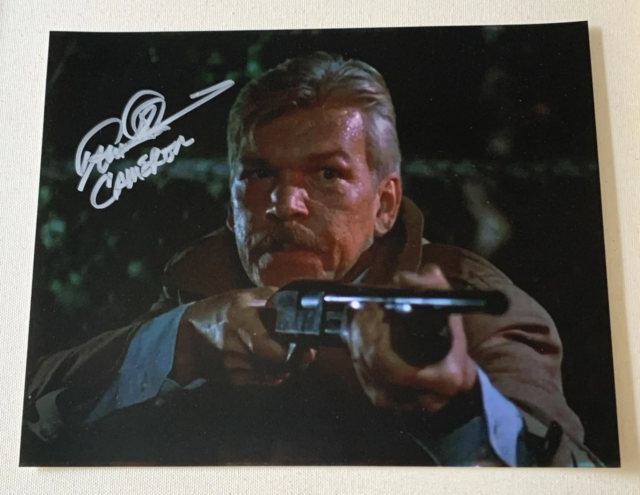 Tom Atkins — Night Of The Creeps Tom Atkins Signed Autographed 8x10 Photo *SALE*