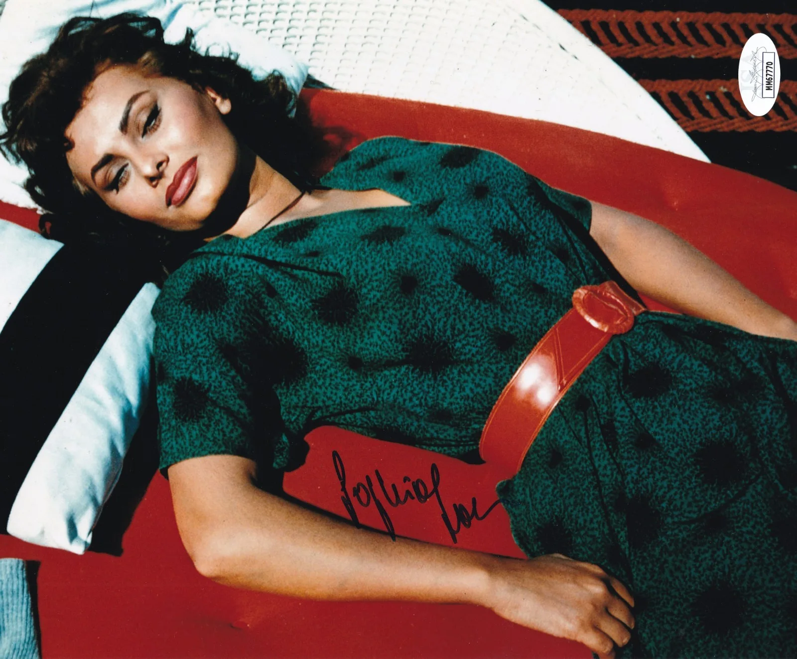 Sophia Loren — Sophia Loren SIGNED JSA COA 8x10 PHOTO RARE Academy Award Winner AUTOGRAPHED, изображение 2