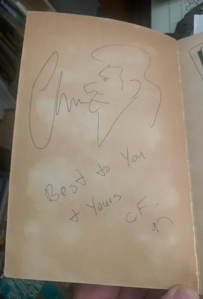 Charles Fleischer — Charles Fleischer SIGNED AUTOGRAPHED Golden Book WHO FRAMED ROGER RABBIT, image 2