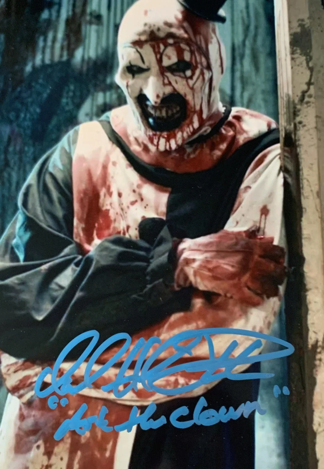 David Howard Thornton — Terrifier David Howard Thornton Signed Autographed 8x10 Photo *SALE*, изображение 2