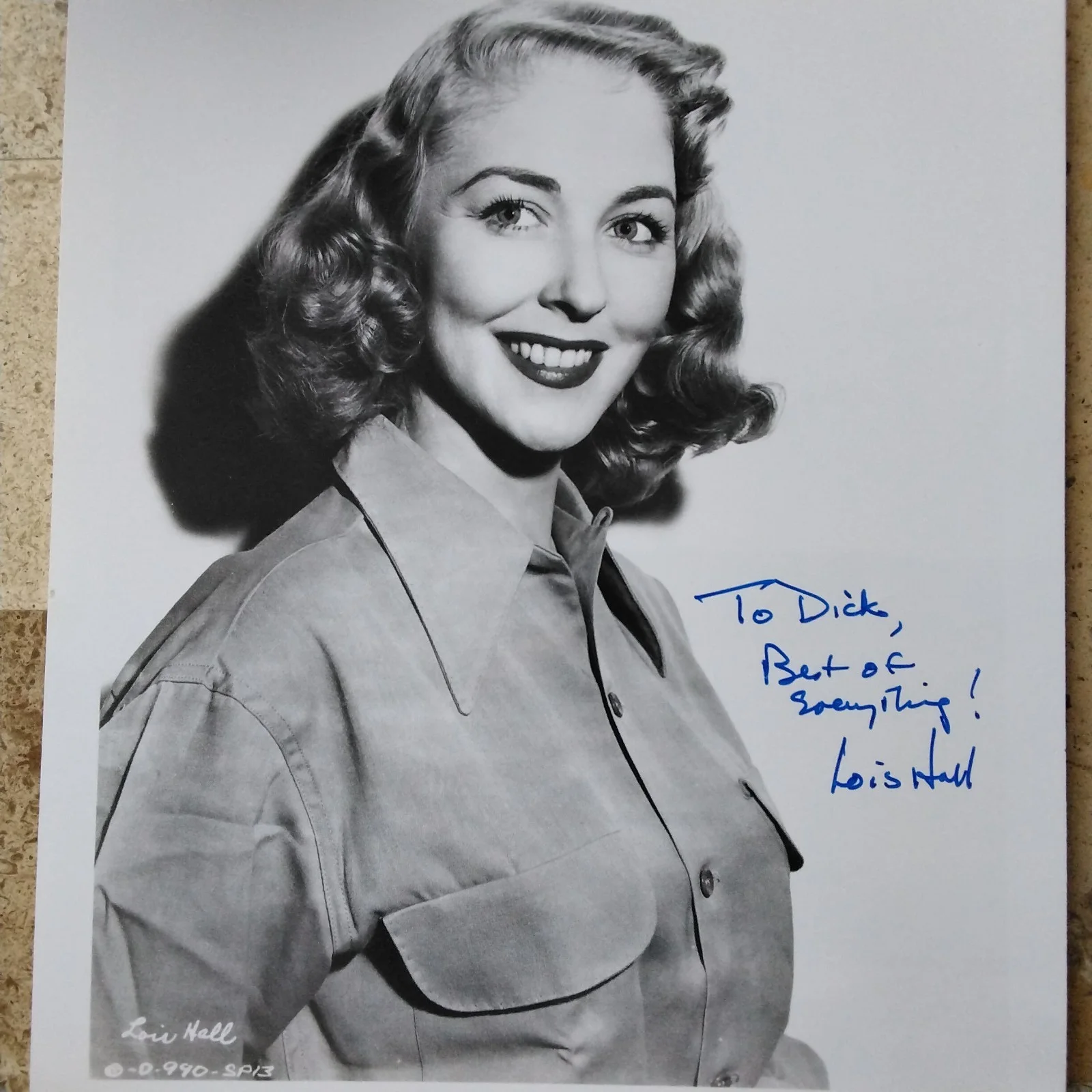 Lois Hall SIGNED Photo 50s Movie Actress Colorado Ambush Night Raiders Westerns, изображение 2