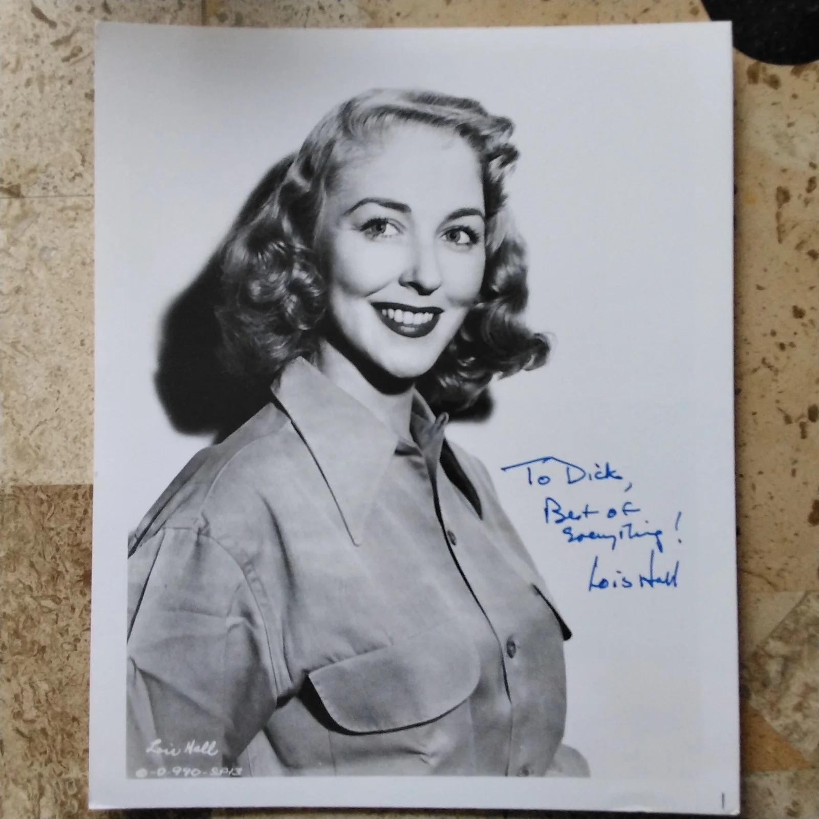 Lois Hall SIGNED Photo 50s Movie Actress Colorado Ambush Night Raiders Westerns, изображение 3