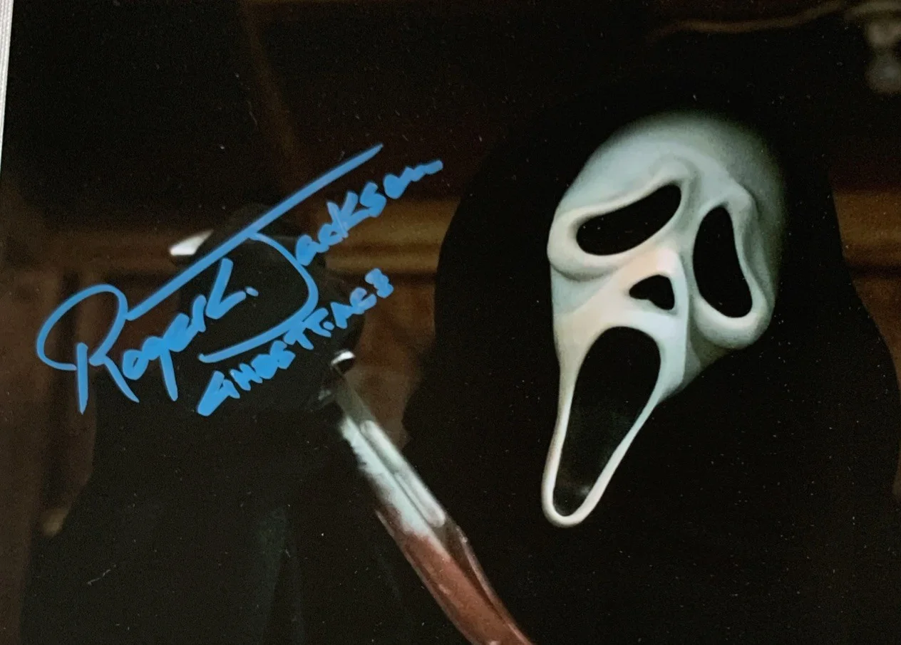 Roger L Jackson — Scream Ghostface Roger L Jackson Signed Autographed 8x10 Photo *SALE*, изображение 2