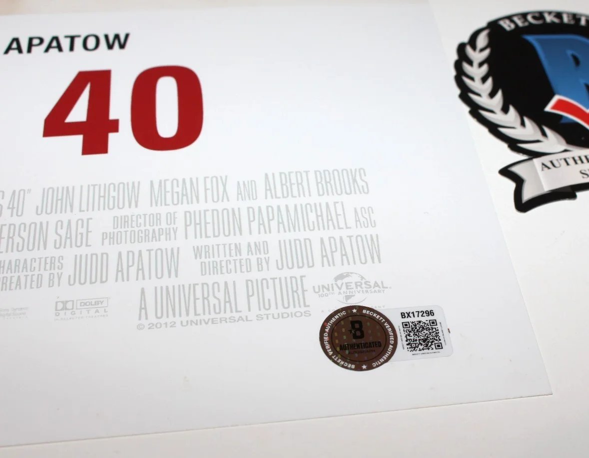 LESLIE MANN SIGNED 'THIS IS 40' 12x18 MOVIE POSTER ACTRESS BAS BECKETT COA, image 3