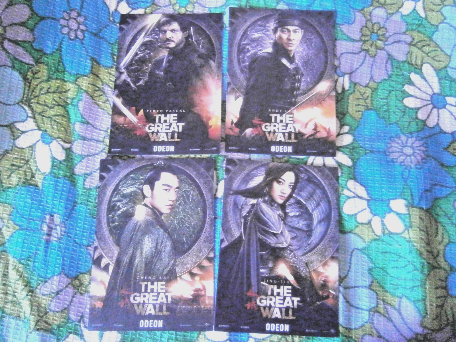 NEW 2017 -The Great Wall Promo Cinema Poster (A4)-MATT DAMON- plus 4 postcards, изображение 3