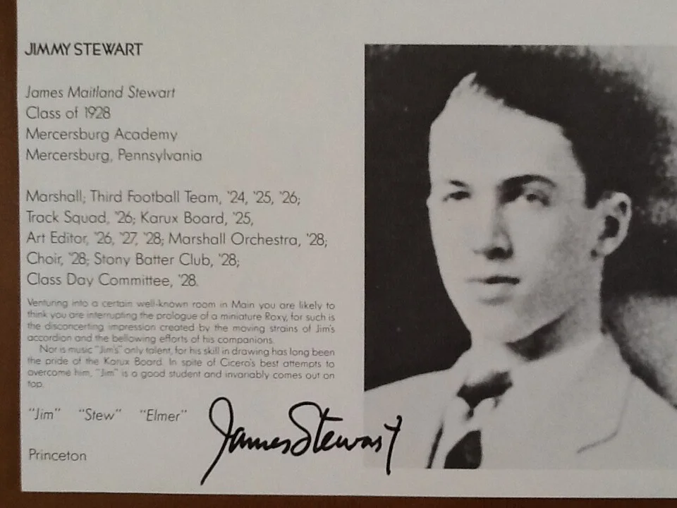 James Stewart SIGNED Book Page MGM Movie Actor Wonderful Life Harvey Rear Window, image 5