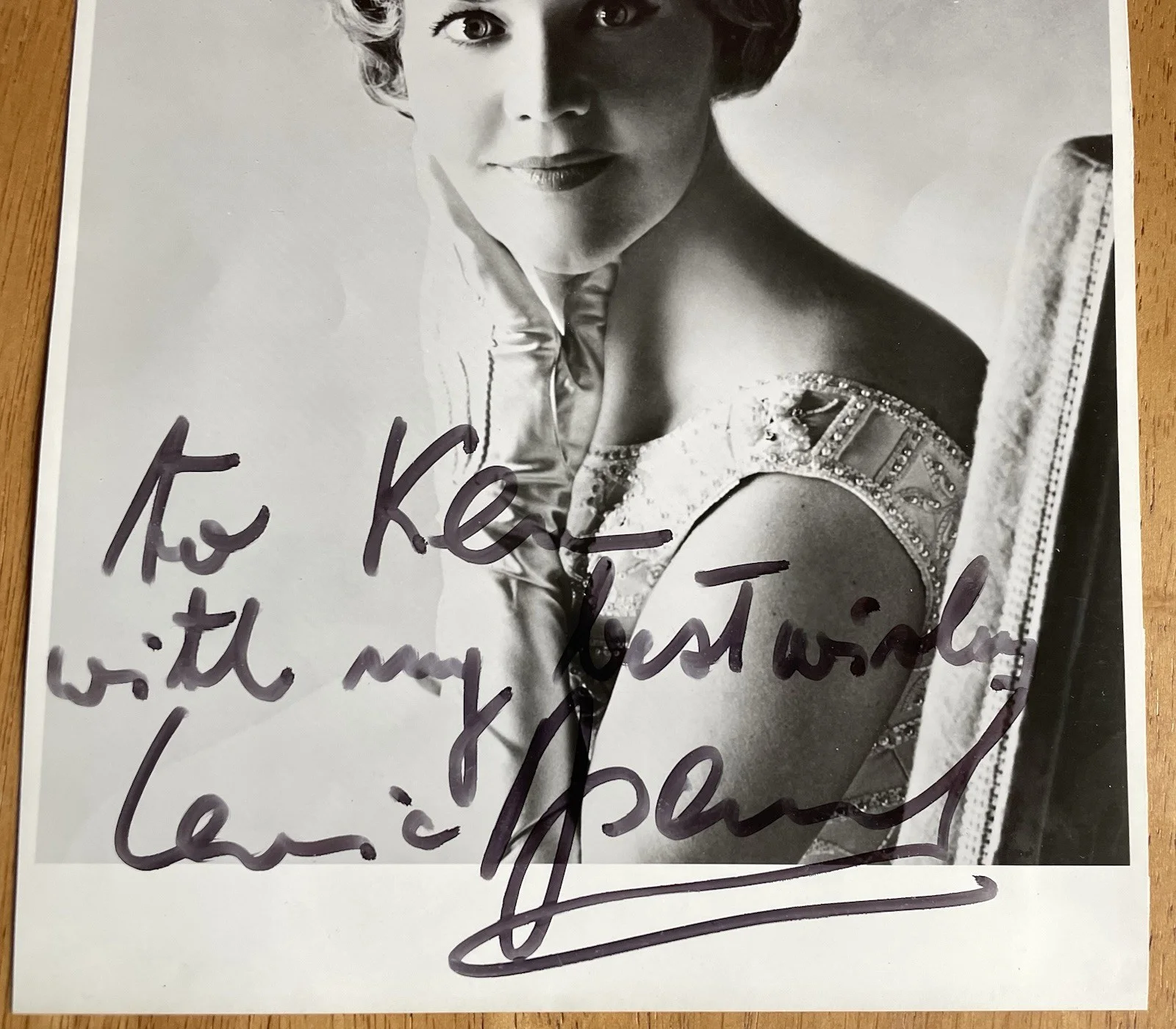 Austrian Opera Soprano Leonie Rysanek Autograph Photo, image 2