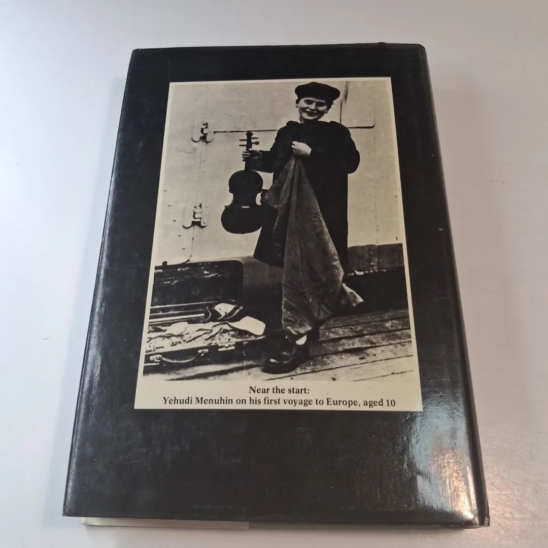 Yehudi Menuhin SIGNED Unfinished Journey 1st Edition Autobiography HC, изображение 2