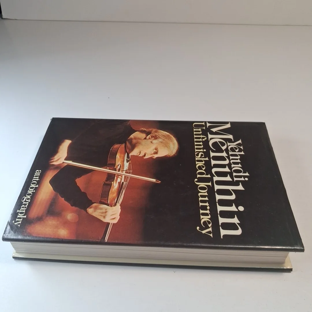 Yehudi Menuhin SIGNED Unfinished Journey 1st Edition Autobiography HC, изображение 4