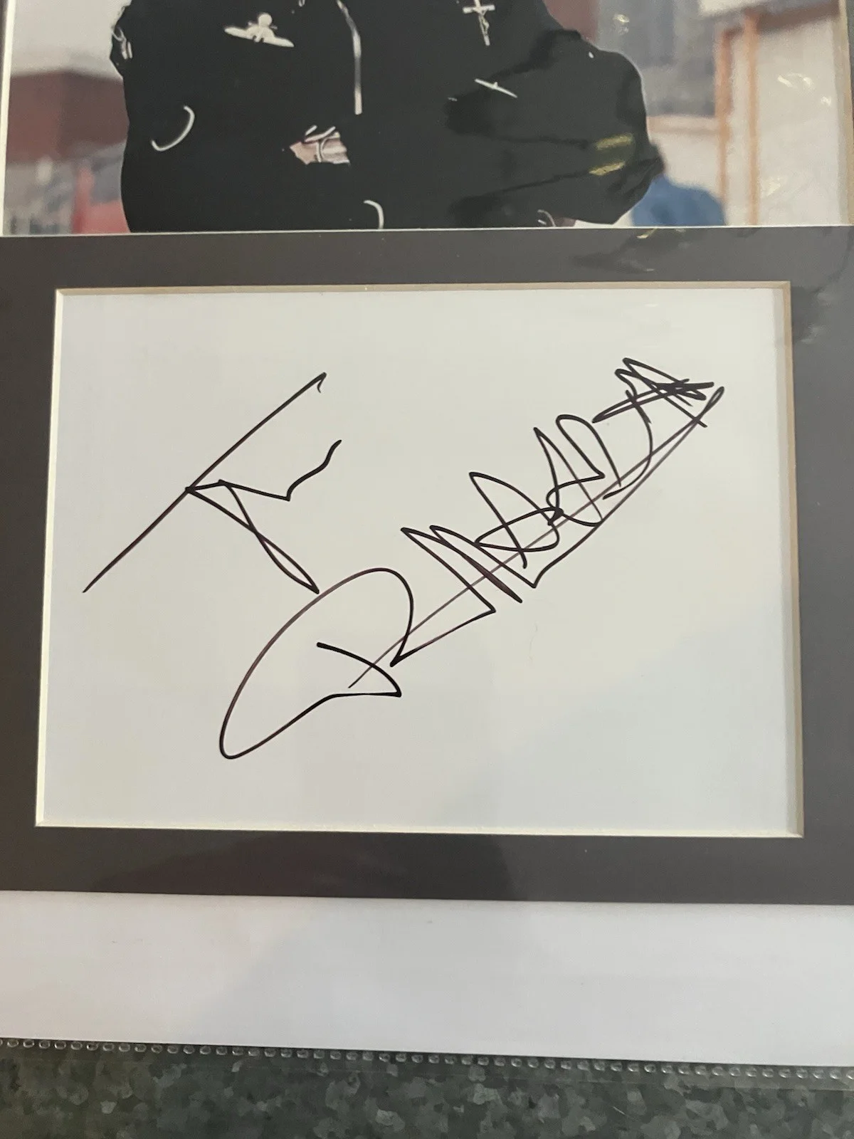 Johnny Rotten SEX PISTOLS Signed Autograph 4x6 Cut With Nice Photo BAS LOA, изображение 4