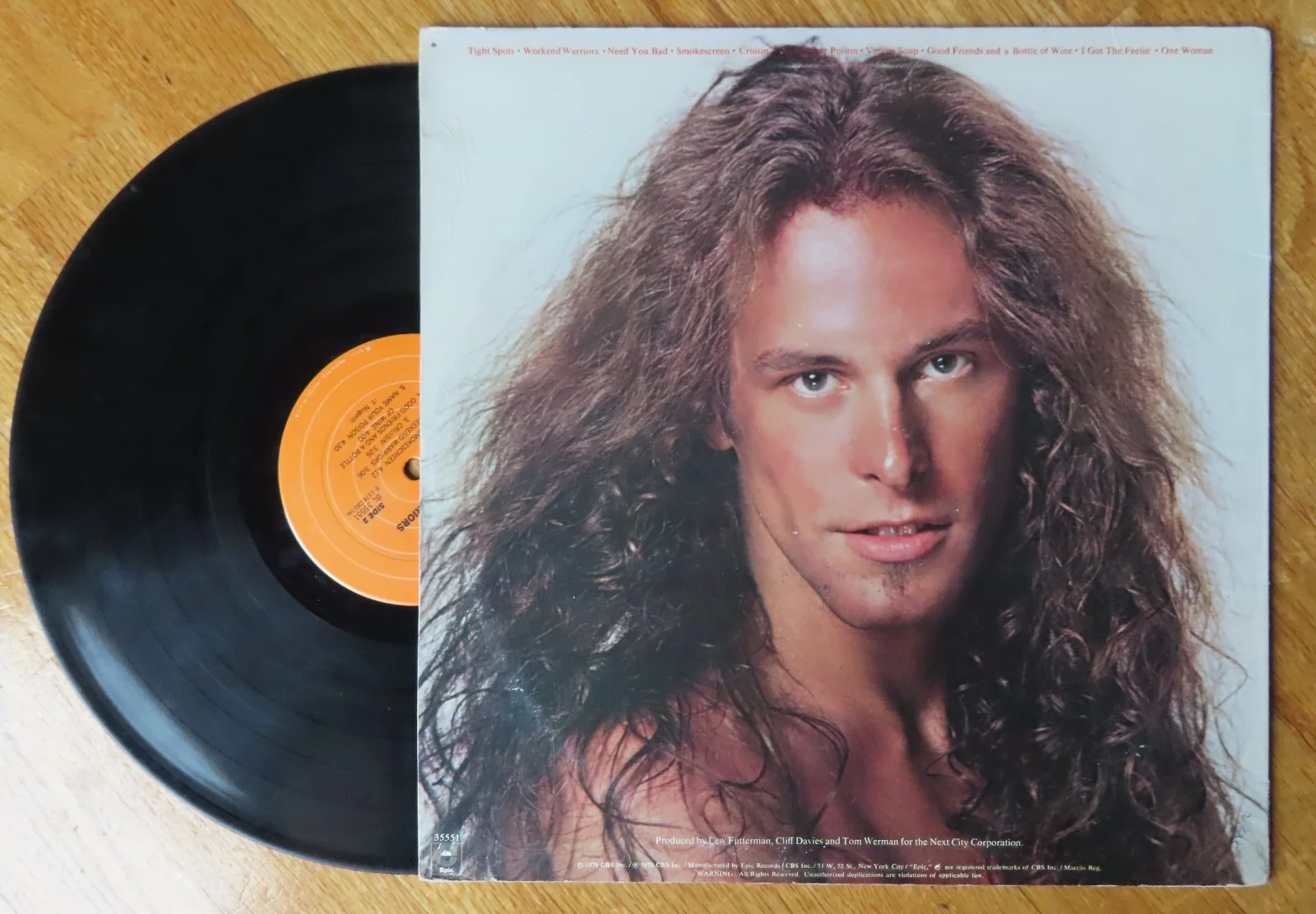 DEREK ST. HOLMES signed TED NUGENT's WEEKEND WARRIORS 1978 Record / Album COA, изображение 3