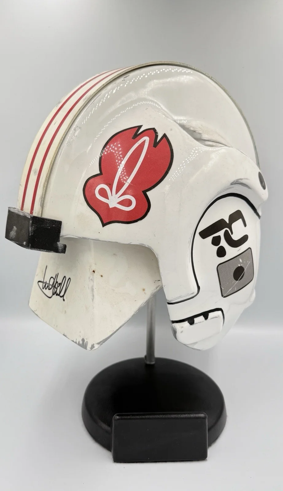 STAR WARS Blast Shield Helmet Signed MARK HAMILL autograph SWAU AUTHENTICATION, image 2