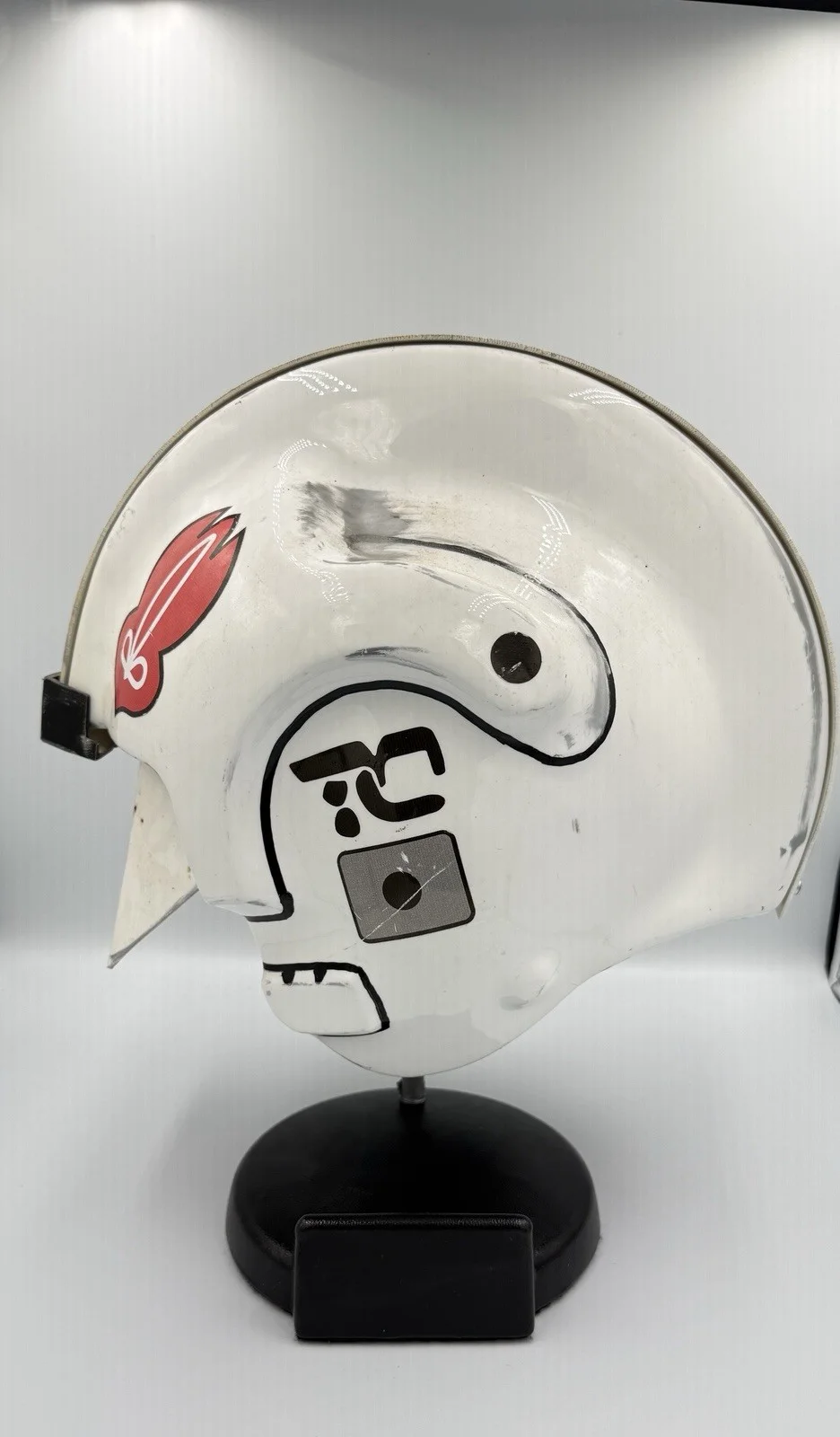 STAR WARS Blast Shield Helmet Signed MARK HAMILL autograph SWAU AUTHENTICATION, image 3