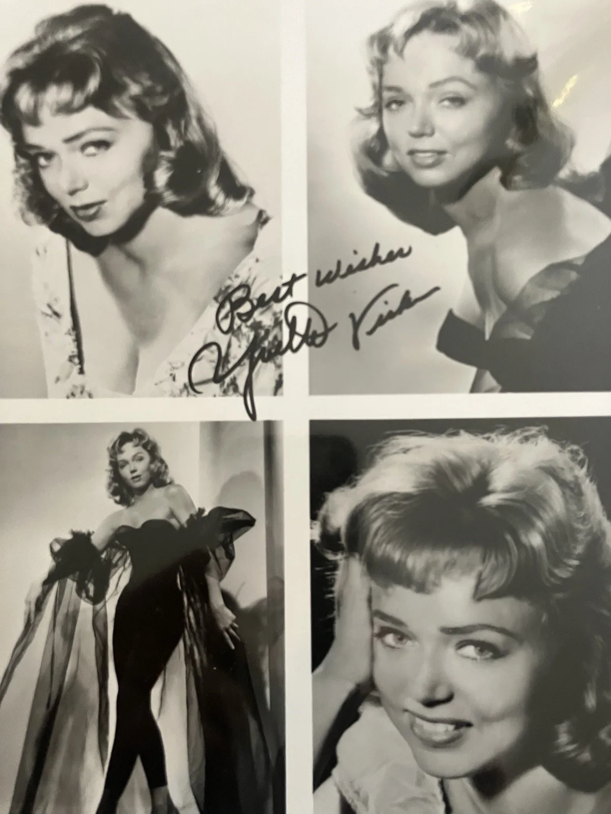 Yvette Vickers Signed Autograph 8X10 Photo Rare Attack Of The 50 Ft Woman PSA, изображение 4