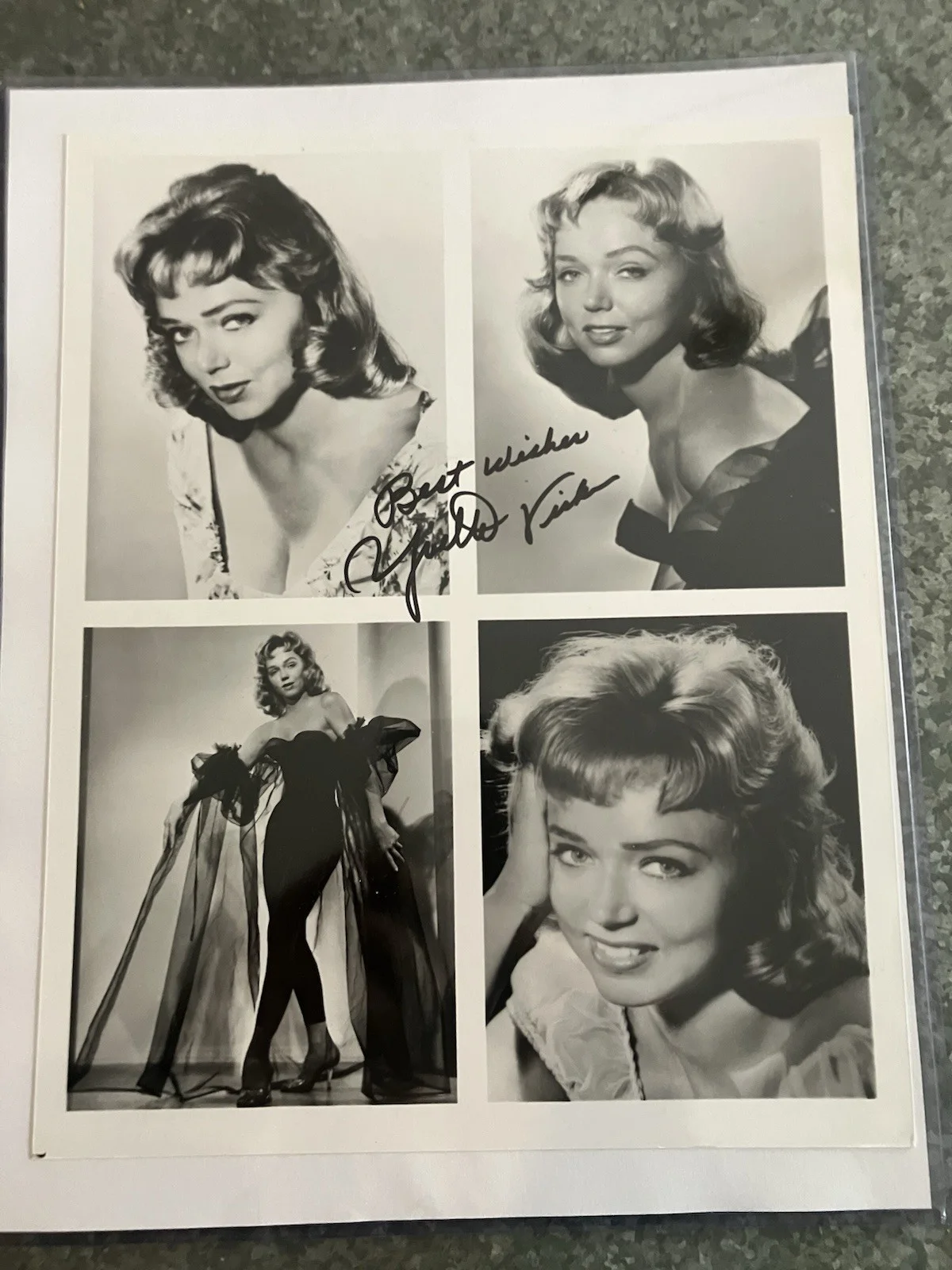 Yvette Vickers Signed Autograph 8X10 Photo Rare Attack Of The 50 Ft Woman PSA, изображение 5