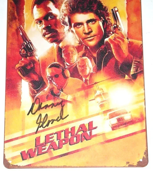Danny Glover — DANNY GLOVER SIGNED ROGER MURTAUGH LETHAL WEAPON 8 x 12 TIN PHOTO JSA WITNESSED, изображение 5