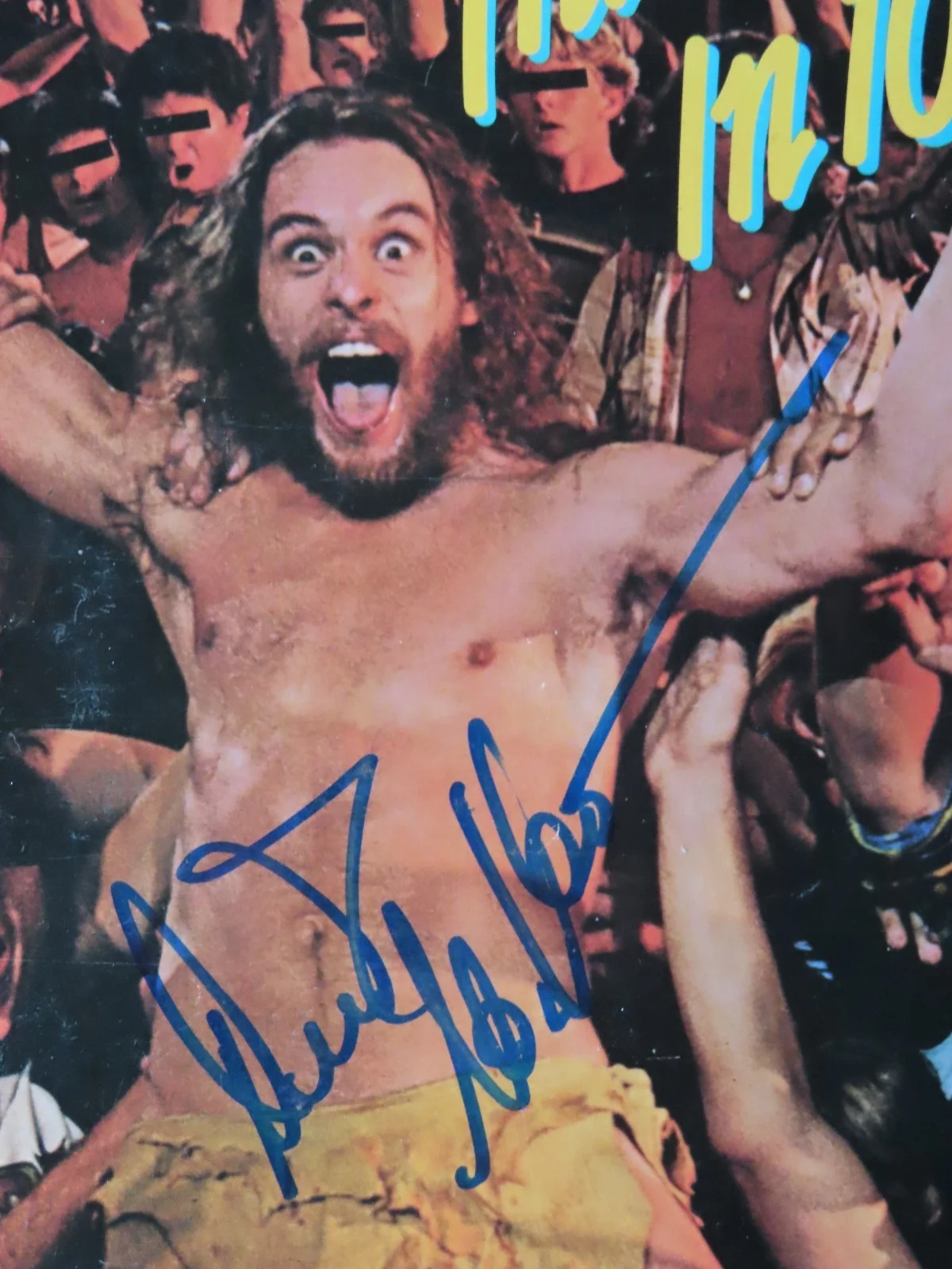 DEREK ST. HOLMES signed TED NUGENT's INTENSITIES IN 10 CITIES Record / Album COA, image 2