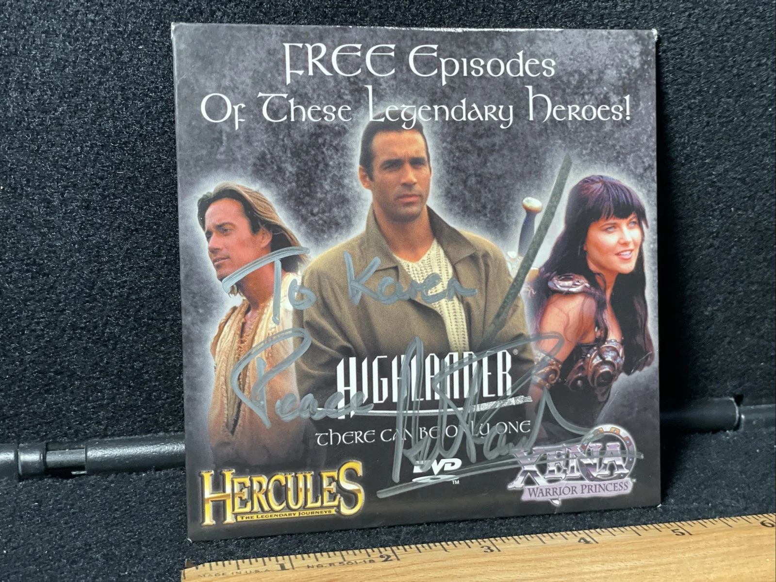 Adrian Paul — RARE! Signed In Person Adrian Paul 8x10 Autographed Promo DVD, image 4