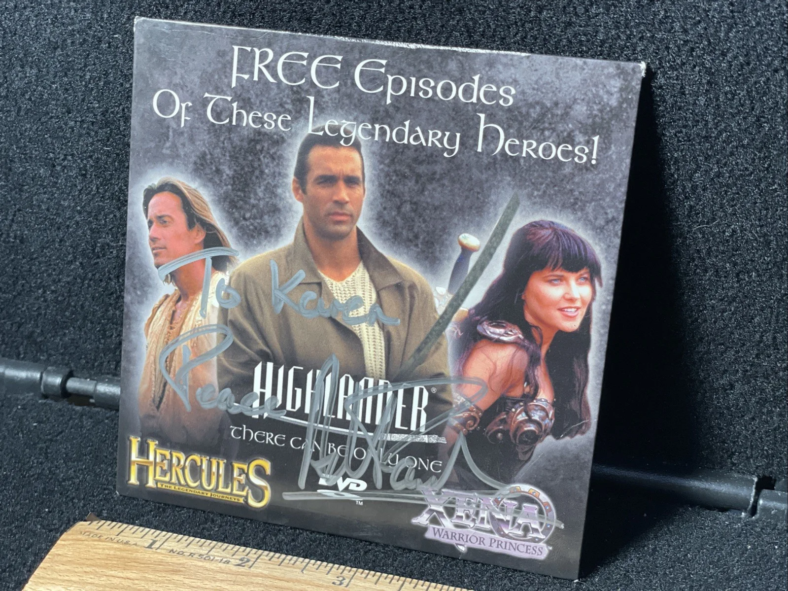 Adrian Paul — RARE! Signed In Person Adrian Paul 8x10 Autographed Promo DVD, image 5