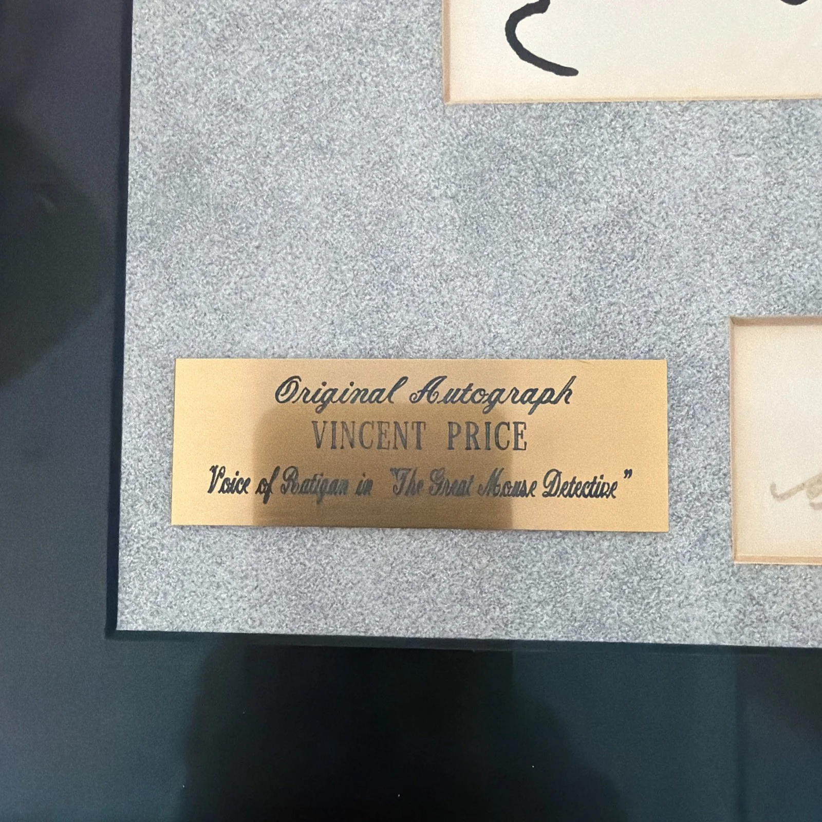 Vincent Price Auto And Character Drawing-COA Walt Disney World, изображение 4