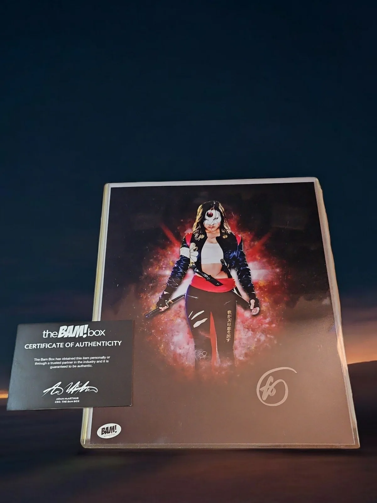 KAREN FUKUHARA — 🔥KAREN FUKUHARA Autographed Signed 8x10 Photo Bam Box COA Suicide Squad KATANA